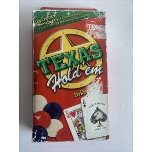 Carta Mundi Texas Hold'em Pocket Set New In Box‎ (The box is damaged.)